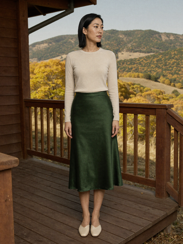 The Satin Skirt