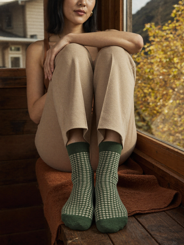Terry Socks, Green